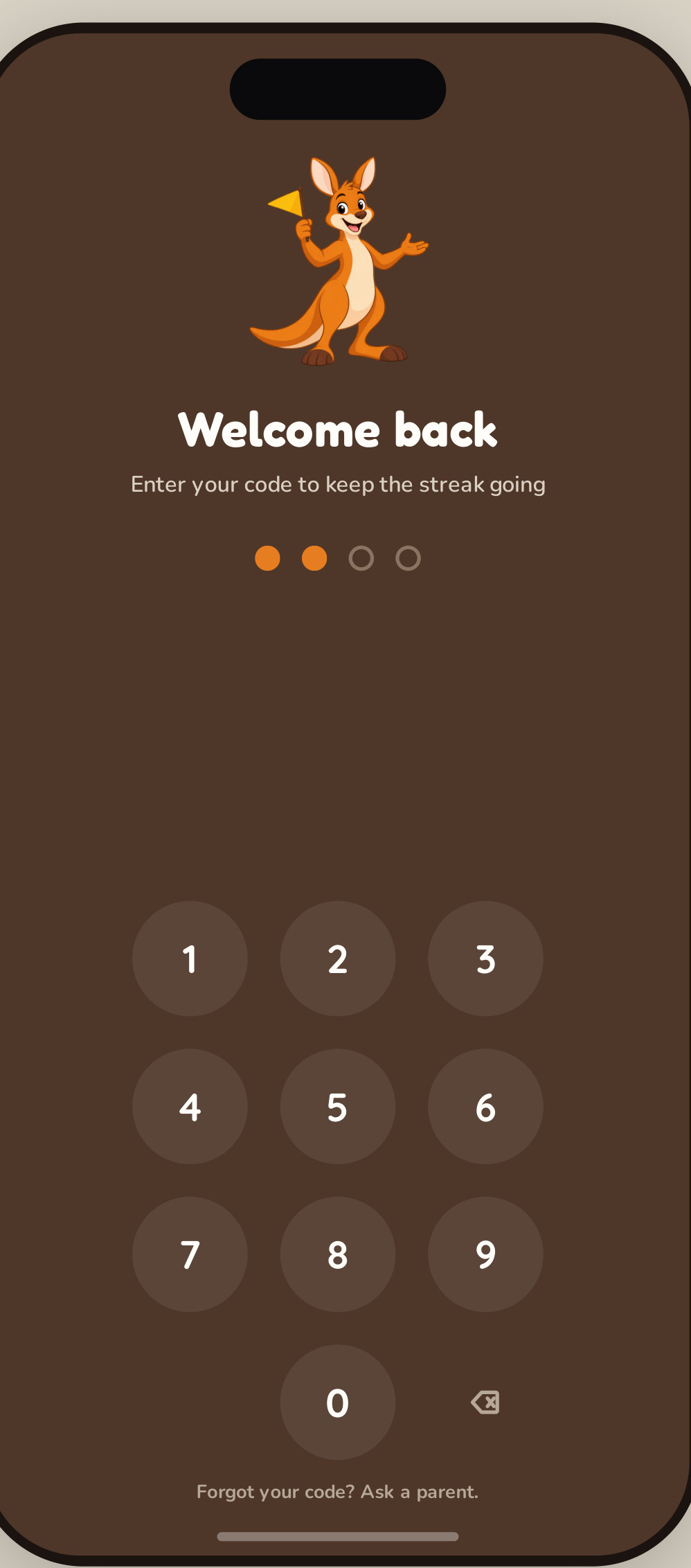 GoalaRoo screen